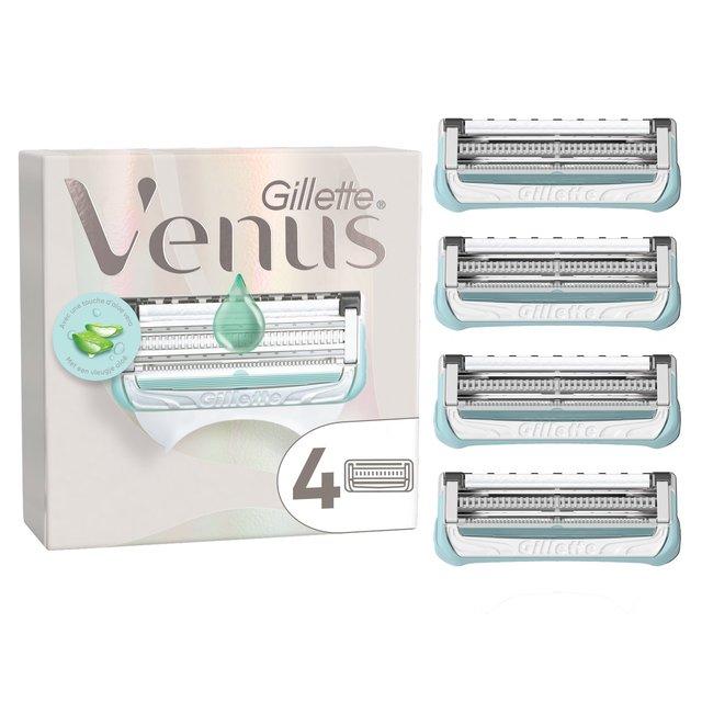 Venus Blades For Pubic Hair And Skin   4 per pack