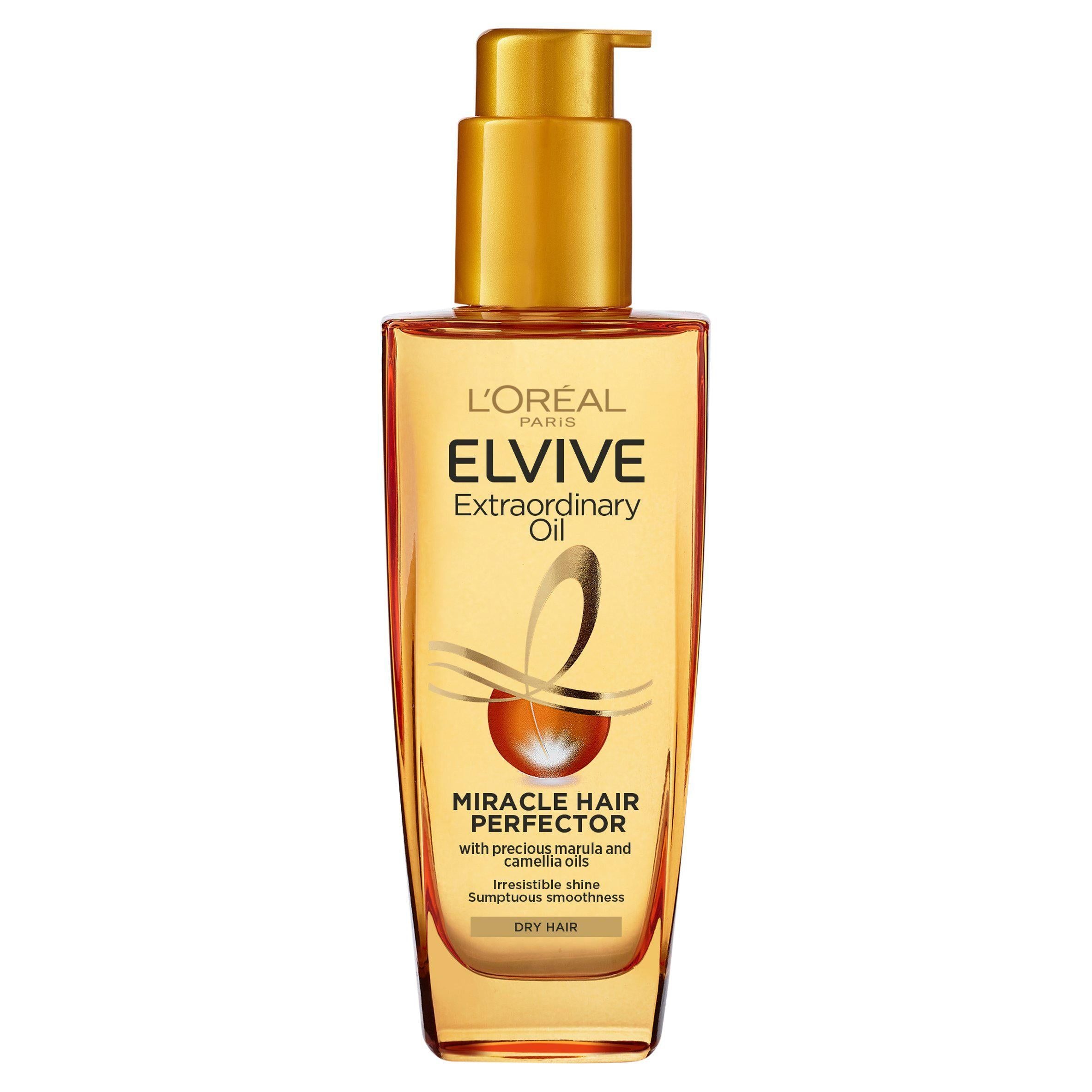 L'Oreal Elvive Extraordinary Oil All Hair Types 100ml shampoo & conditioners Sainsburys   