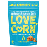 Love Corn Salt & Vinegar Crunchy Corn Snack 115g Nuts Sainsburys   