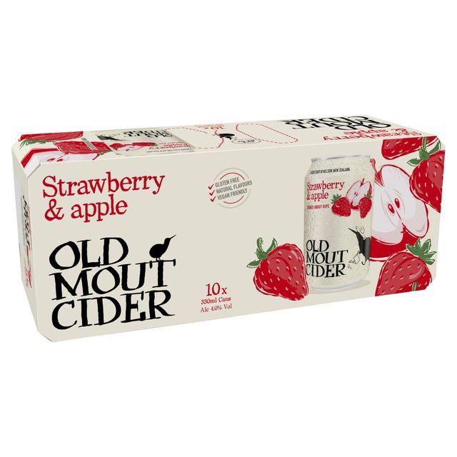 Old Mout Cider Strawberry & Apple   10 x 330ml