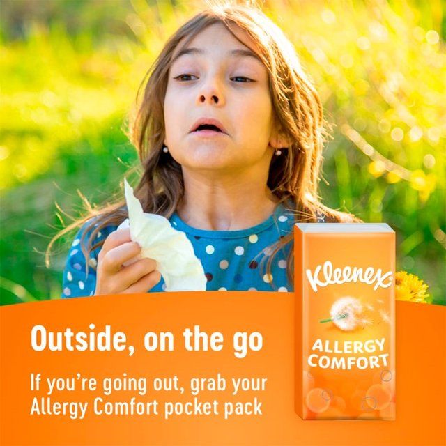 Kleenex Allergy Comfort Pocket Pack Tissues   6 x 9 per pack GOODS M&S   