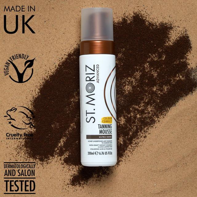 St Moriz Advanced Colour Correcting Tanning Mousse Ultra Dark   200ml GOODS M&S   