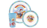 Paw Patrol Kids Plastic Dinner Set - Blue GOODS Argos