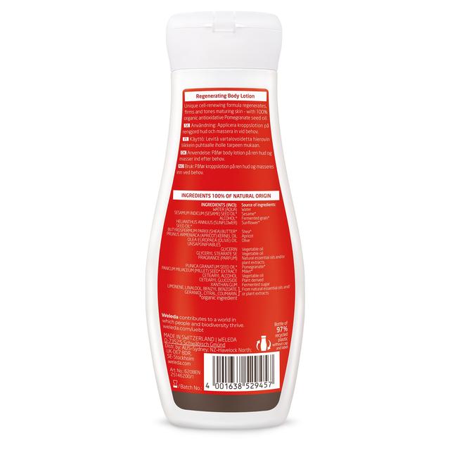 Weleda Pomegranate REGENERATING Body Lotion Vegan   200ml