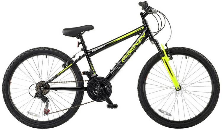 Piranha Frenzy 24 Inch Wheel Size Boys Mountain Bike