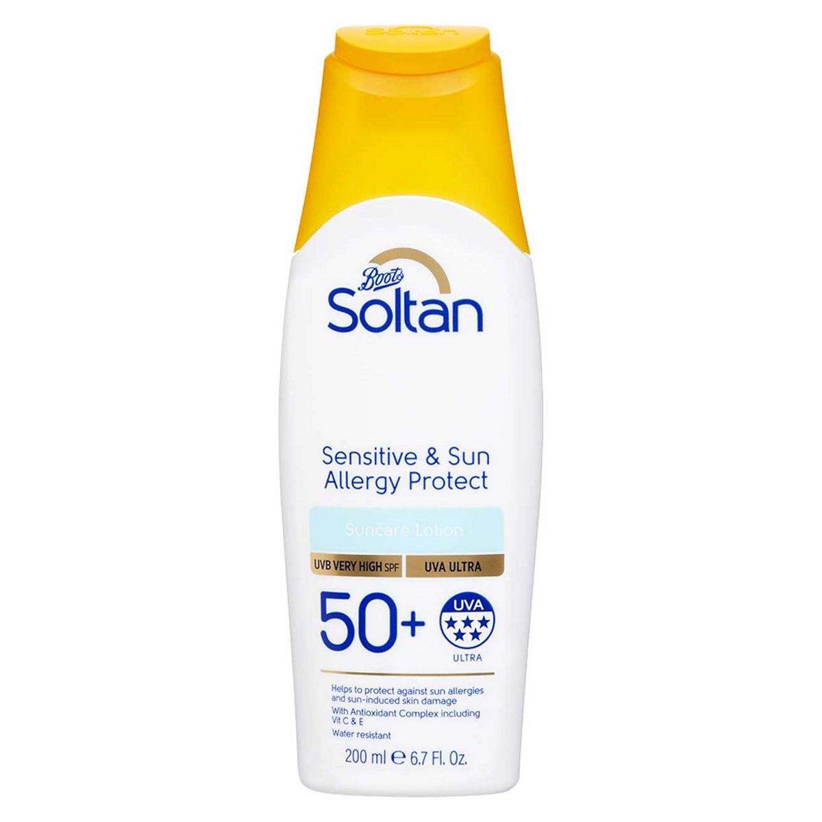 Soltan Sensitive & Sun Allergy Protect Lotion SPF50+ 200ml GOODS Boots   