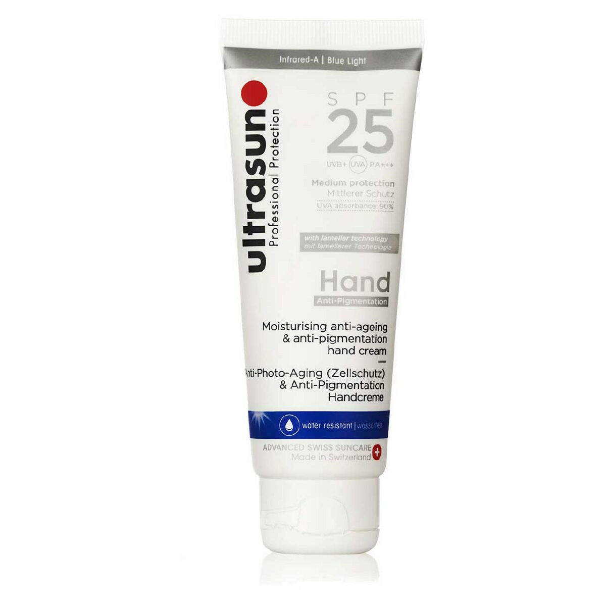 Ultrasun 25spf Anti Pigmentation Hand Cream 75ml Shower, Bath & Hand Hygiene Boots   