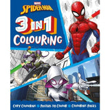 Marvel Spiderman 3in1 colouring book GOODS M&S   