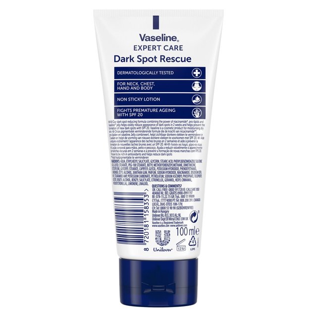 Vaseline Expert Care Dark Spot Rescue   100ml GOODS M&S   