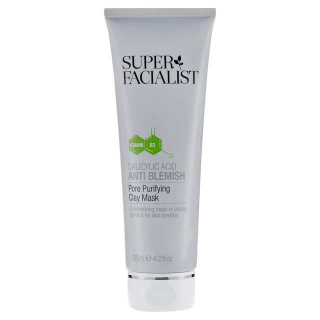Super Facialist Salicylic Acid Anti Blemish Pore Purifying Clay Mask