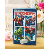 Marvel Avengers Assemble Birthday Card GOODS M&S   