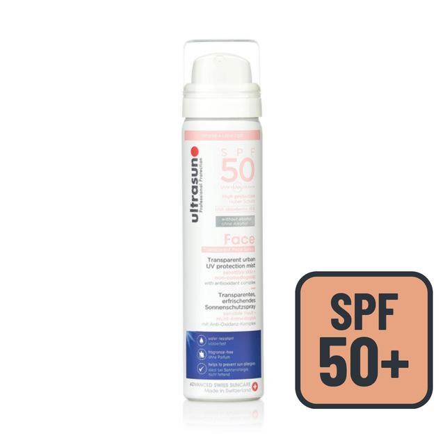 Ultrasun SPF 50 Face & Scalp Sunscreen Mist    75ml GOODS M&S   