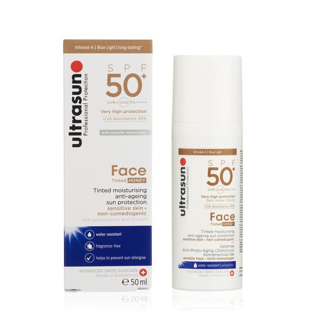 Ultrasun SPF 50+ Face Tinted Sunscreen   50ml