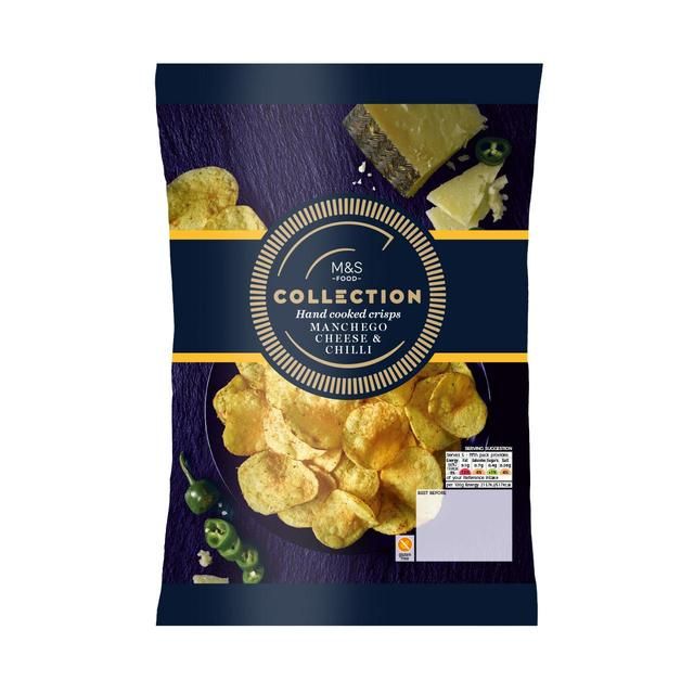 M&S Collection Manchego Cheese & Chilli Crisps   150g