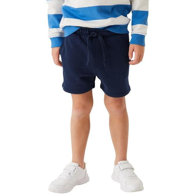 M&S Cotton Rich Plain Shorts 3-7 Y