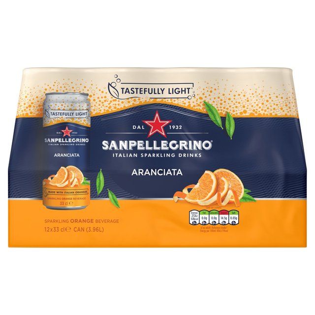 San Pellegrino Orange   12 x 330ml GOODS M&S   