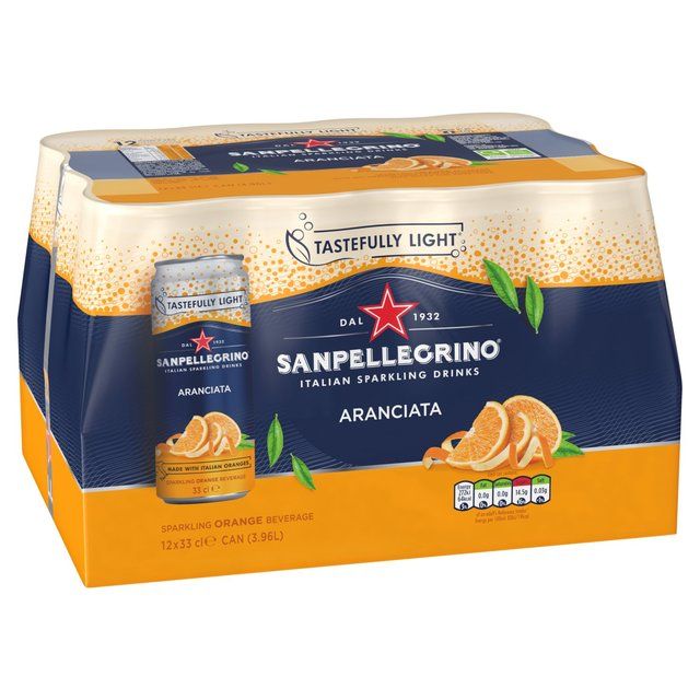 San Pellegrino Orange   12 x 330ml GOODS M&S   