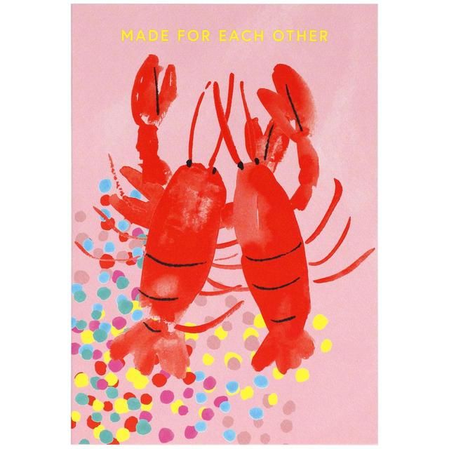 M&S Lobsters Made For Each Other Card