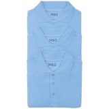 M&S Unisex 3Pk Polo Shirt 12-14Y GOODS M&S   