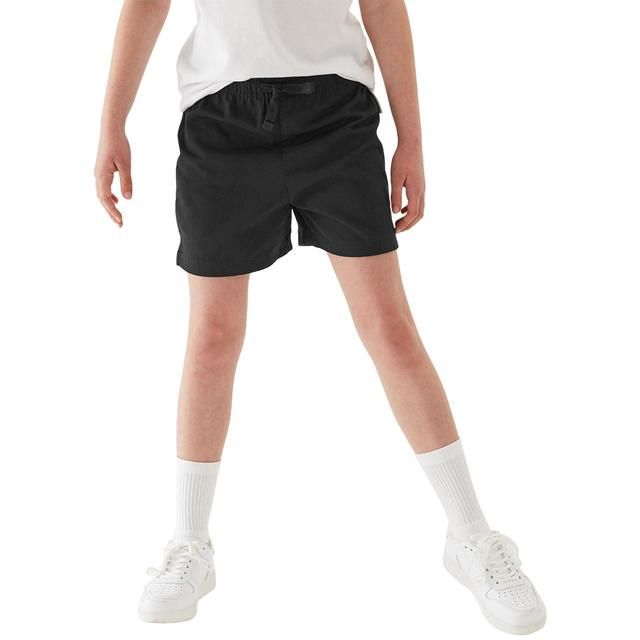 M&S Unisex 2Pk Black PE Short 3-14 Y