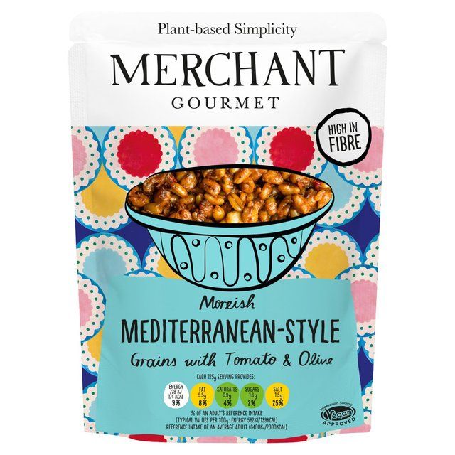 Merchant Gourmet Mediterranean-Style Grains with Tomato & Olive    250g