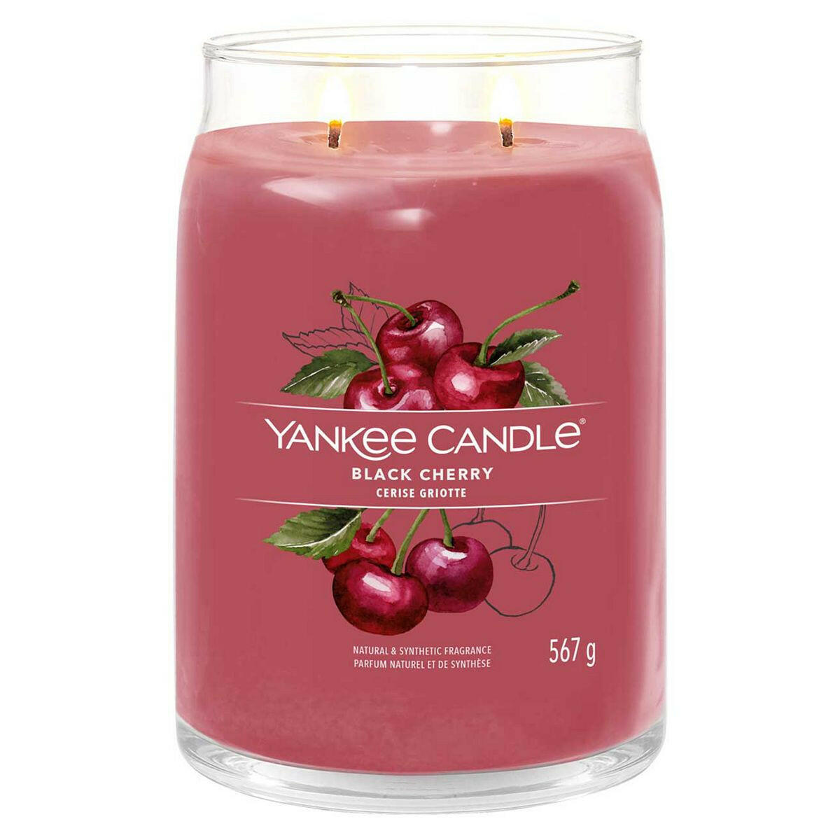 Yankee Candle Signature Large Jar Black Cherry GOODS Boots   