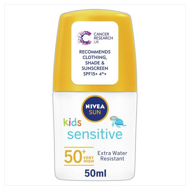 NIVEA SUN Kids Sensitive Protect SPF 50+ Sun Lotion Roll On   50ml GOODS M&S   