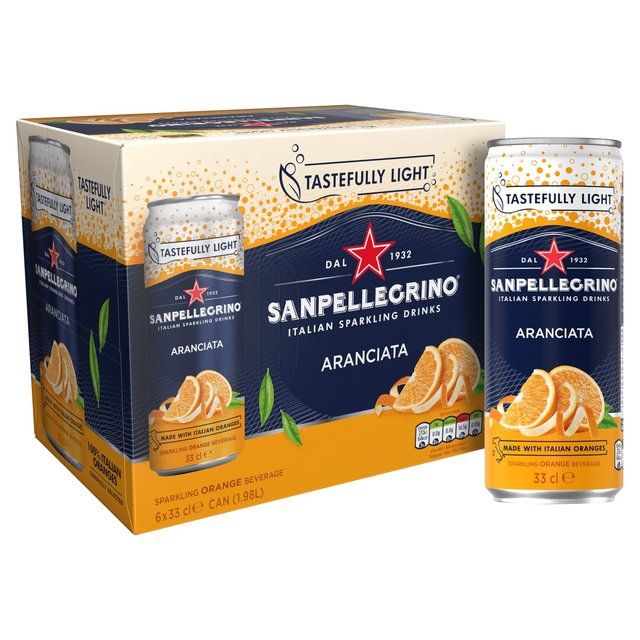 San Pellegrino Orange   6 x 330ml GOODS M&S   