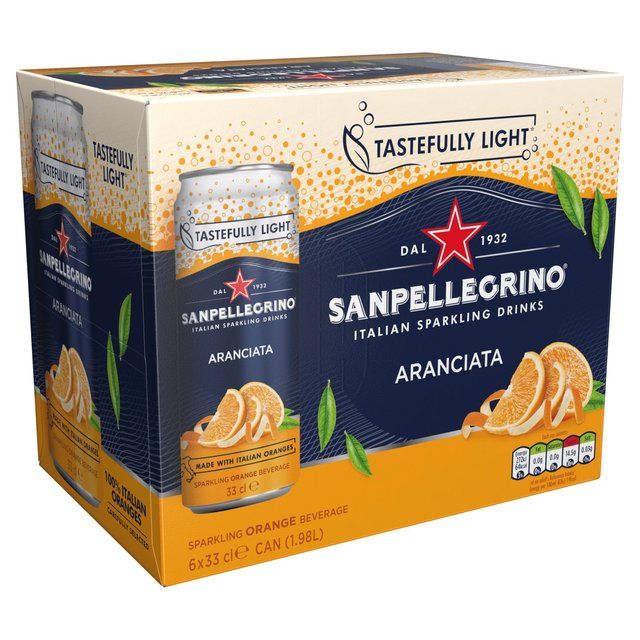 San Pellegrino Orange   6 x 330ml GOODS M&S   