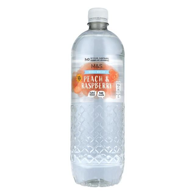 M&S Still Peach & Raspberry Water   1L