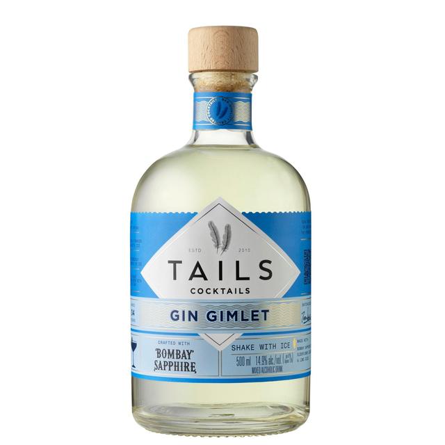 Tails Cocktails Bombay Sapphire Gin Gimlet Premixed Cocktail    500ml