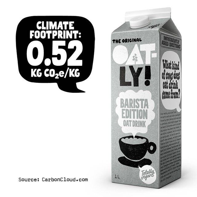 Oatly Oat Drink Barista Chilled   1L