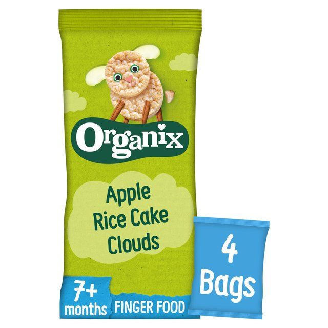 Organix Apple Rice Cake Clouds Multi Pack   72g