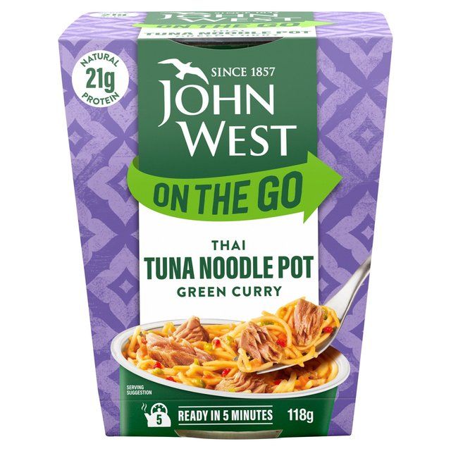 John West On The Go Thai Green Curry Tuna Noodle Pot   120g