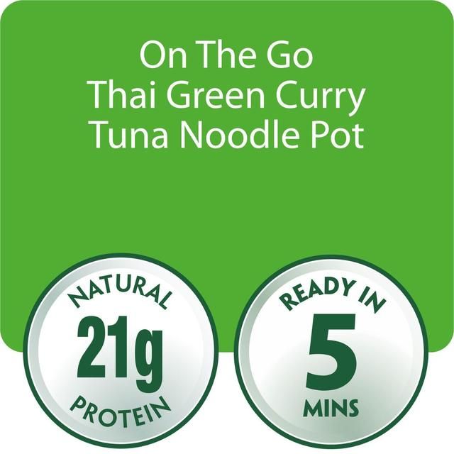 John West On The Go Thai Green Curry Tuna Noodle Pot   120g