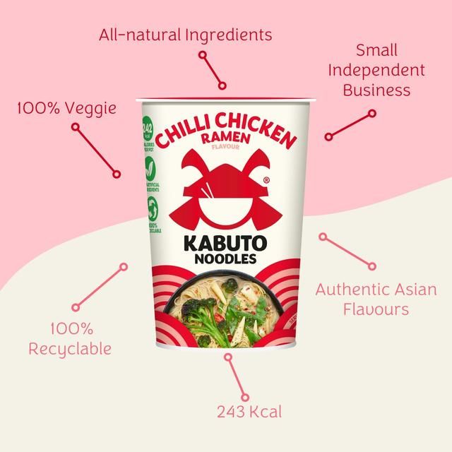 Kabuto Noodles Chilli Chicken Ramen   65g