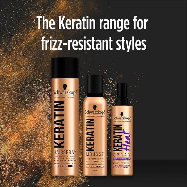 Schwarzkopf Styling Keratin Hair Mousse   250ml GOODS M&S   