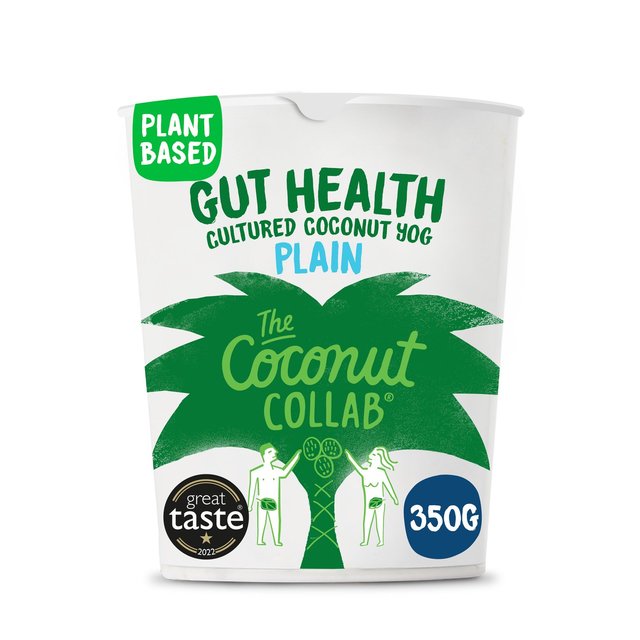 The Coconut Collab Gut Health Plain Cultured Coconut Yoghurt   350g GOODS M&S   