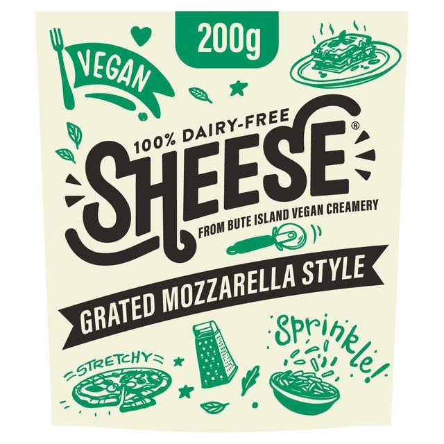 Sheese Grated Mozzarella Style   200g GOODS M&S   