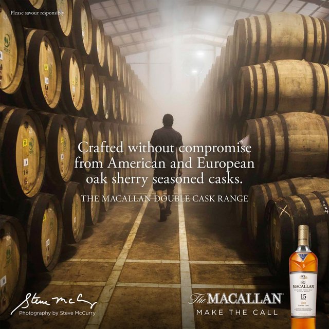 The Macallan 15 Year Old Double Cask Single Malt Whisky   70cl GOODS M&S   