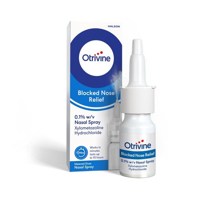 Otrivine Blocked Nose & Congestion Relief Nasal Spray   10ml GOODS M&S   