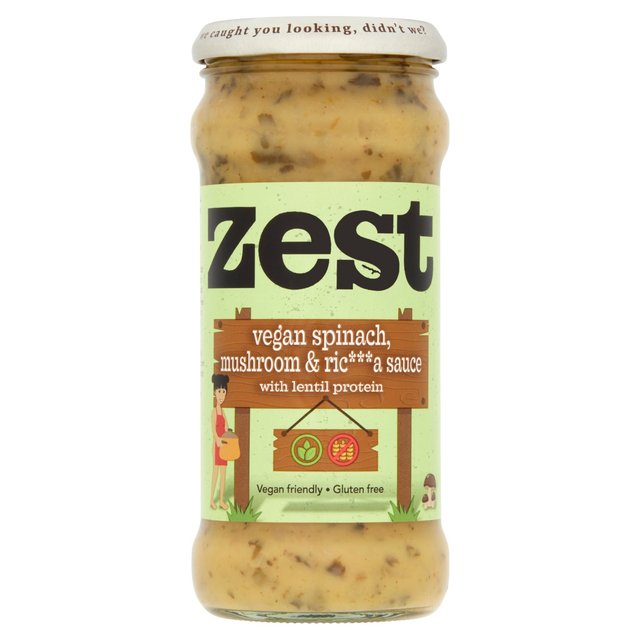 Zest Vegan Spinach Mushroom & Ricotta Sauce   340g