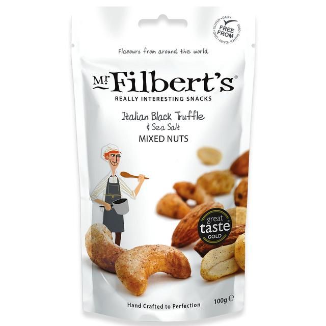 Mr Filbert's Italian Black Truffle & Sea Salt Mixed Nuts   100g