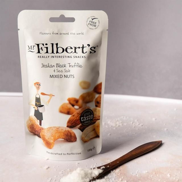 Mr Filbert's Italian Black Truffle & Sea Salt Mixed Nuts   100g