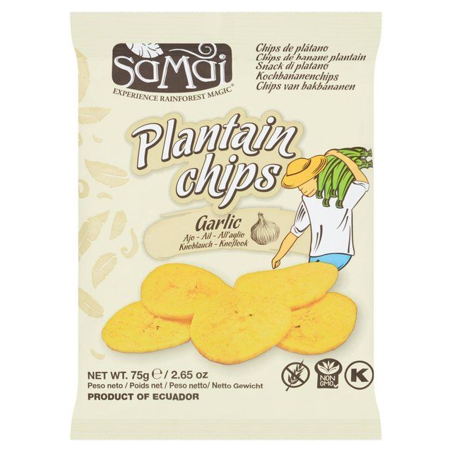 Samai Plantain Chips Garlic   75g