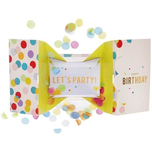 M&S Confetti Birthday Card