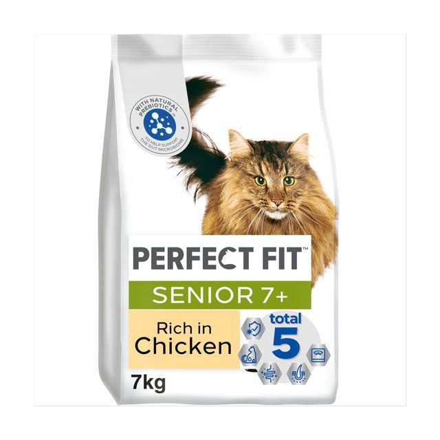 Perfect Fit Cat Dry 7+ Senior Chicken   7kg GOODS M&S   