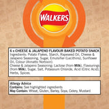 Walkers Baked Cheese & Jalapeno Multipack Snacks   6 per pack GOODS M&S   