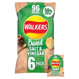 Walkers Baked Salt & Vinegar Multipack Snacks   6 per pack GOODS M&S   