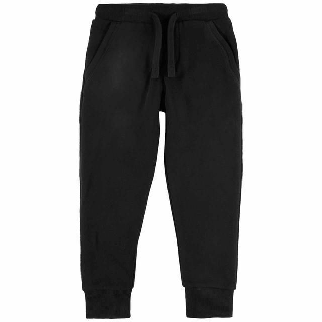 M&S Black Cotton Rich Joggers 2-5 Y